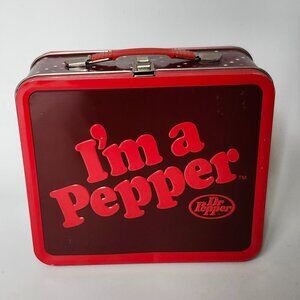 Dr. Pepper Soda Pop Metal Lunch Box 2010 RETRO Look